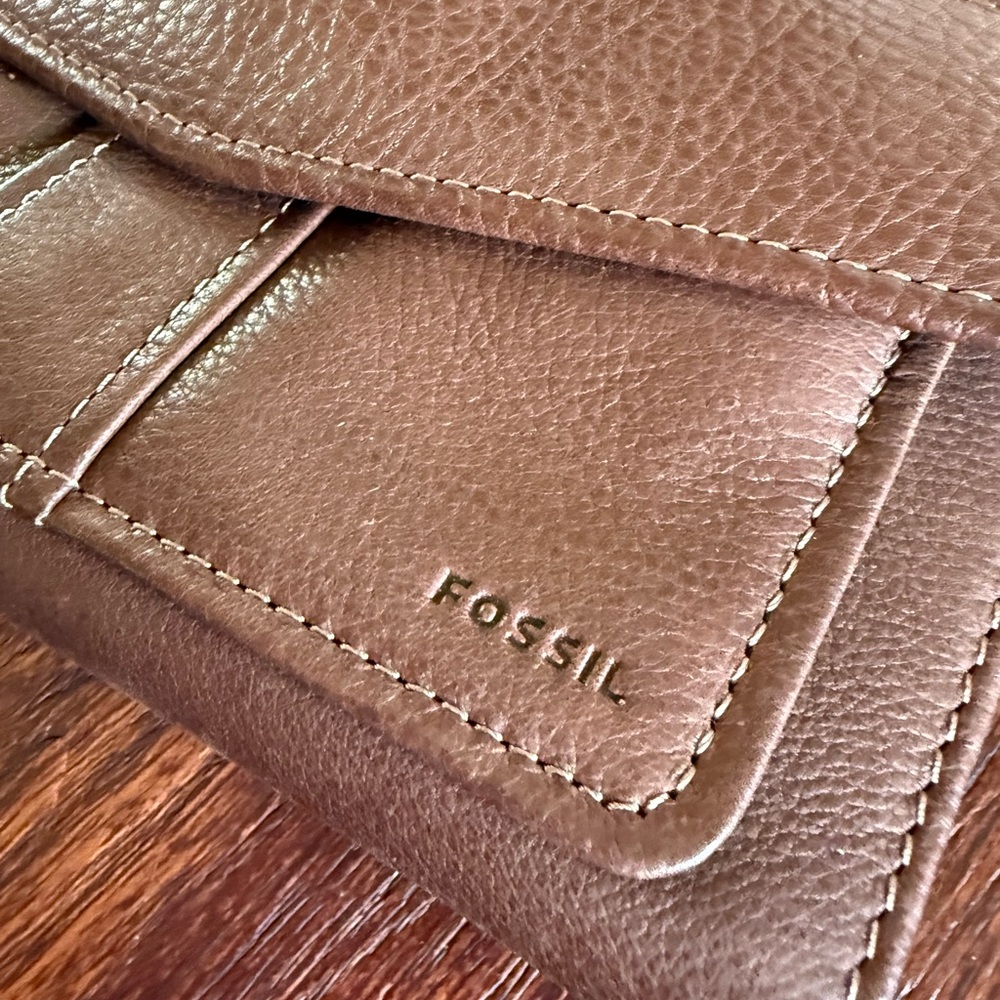 Fossil Brown Leather Wallet
